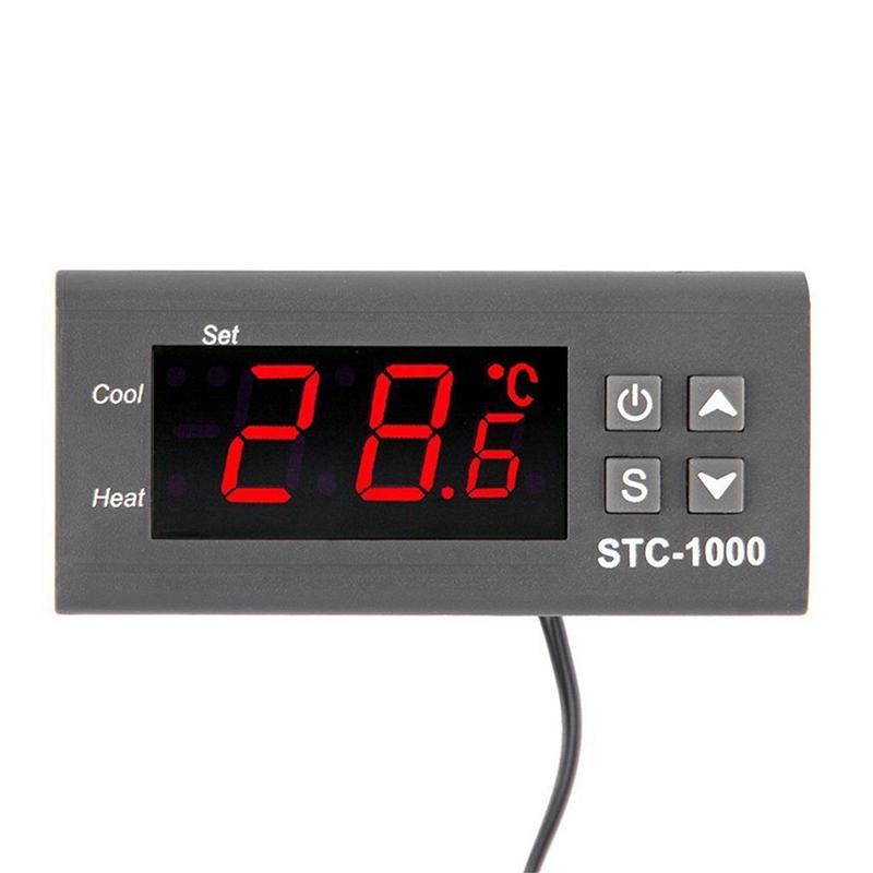 12V/24V/110V/220V Stc-1000 Digital Temperature Controller Thermostat W/Ntc