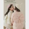 Wulibu Girls' Stylish Mid-Length Down Jacket with Ribbed Cuffs - 2025 Winter Collection