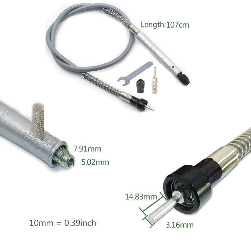 Accessories for Rotary Tool Electric Mill Flexible Shaft Extension Tube Extension Shaft Extension Line Engraving Machine