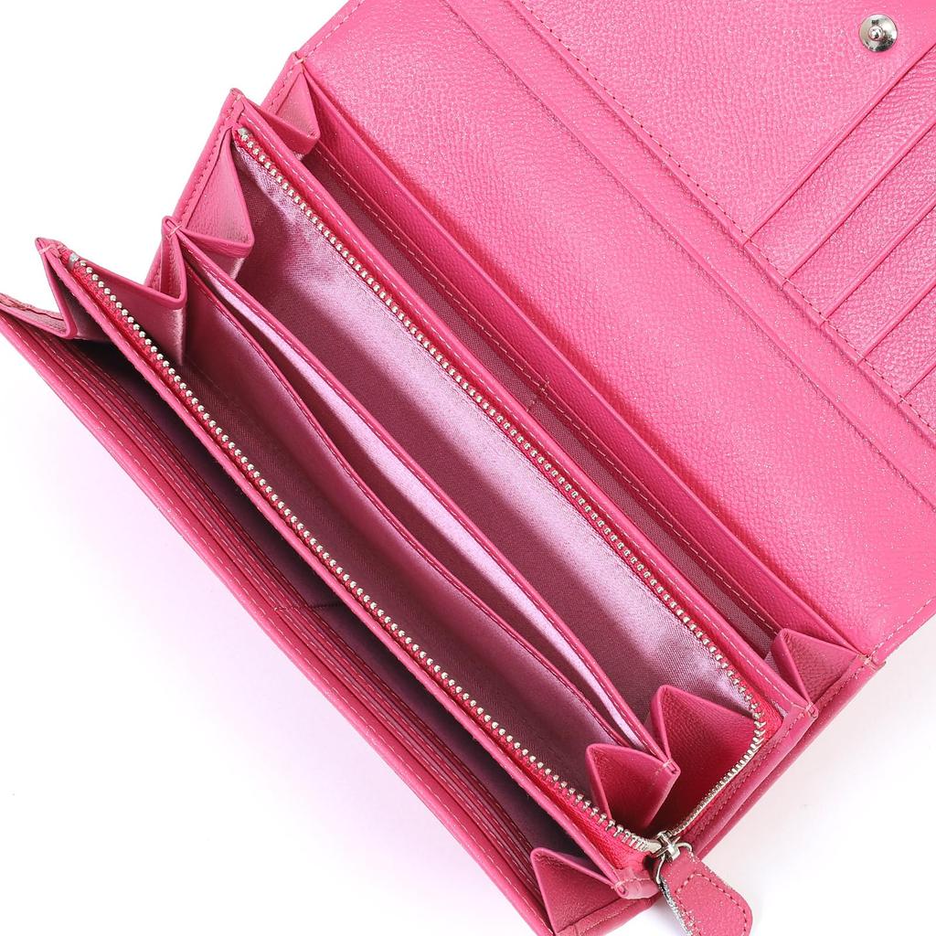 Glitter Long Wallet ZH0463 Rose 74741 [Kitamura] Women's [Red]