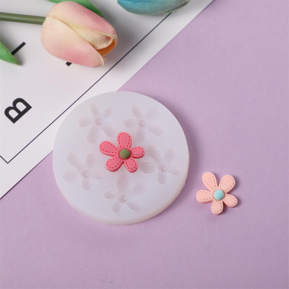 Mini Cookies Cake Decor Silicone Mold DIY Daisy Flower Cloud Candy Dessert Pastry Fondant Mould Baking Tools Kitchen Accessories