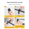 Adjustable Tripod with Folding Diffuser Board for Photography and Live Broadcast Lighting