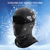 Cycling Face Mask UPF50+ Helmet Liner Balaclava Cooling Ice Silk Neck Gaiter Summer UV Protection