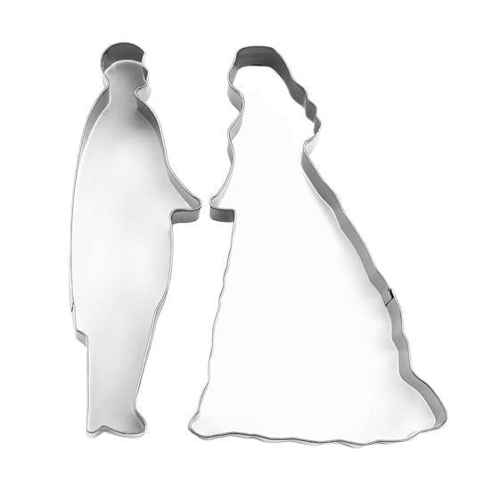 12 tk/komplekt Mugav aurutatud kuklijääk, isetegemise vorm, ei kleepu, mugav käsi tundev paari armastuskook