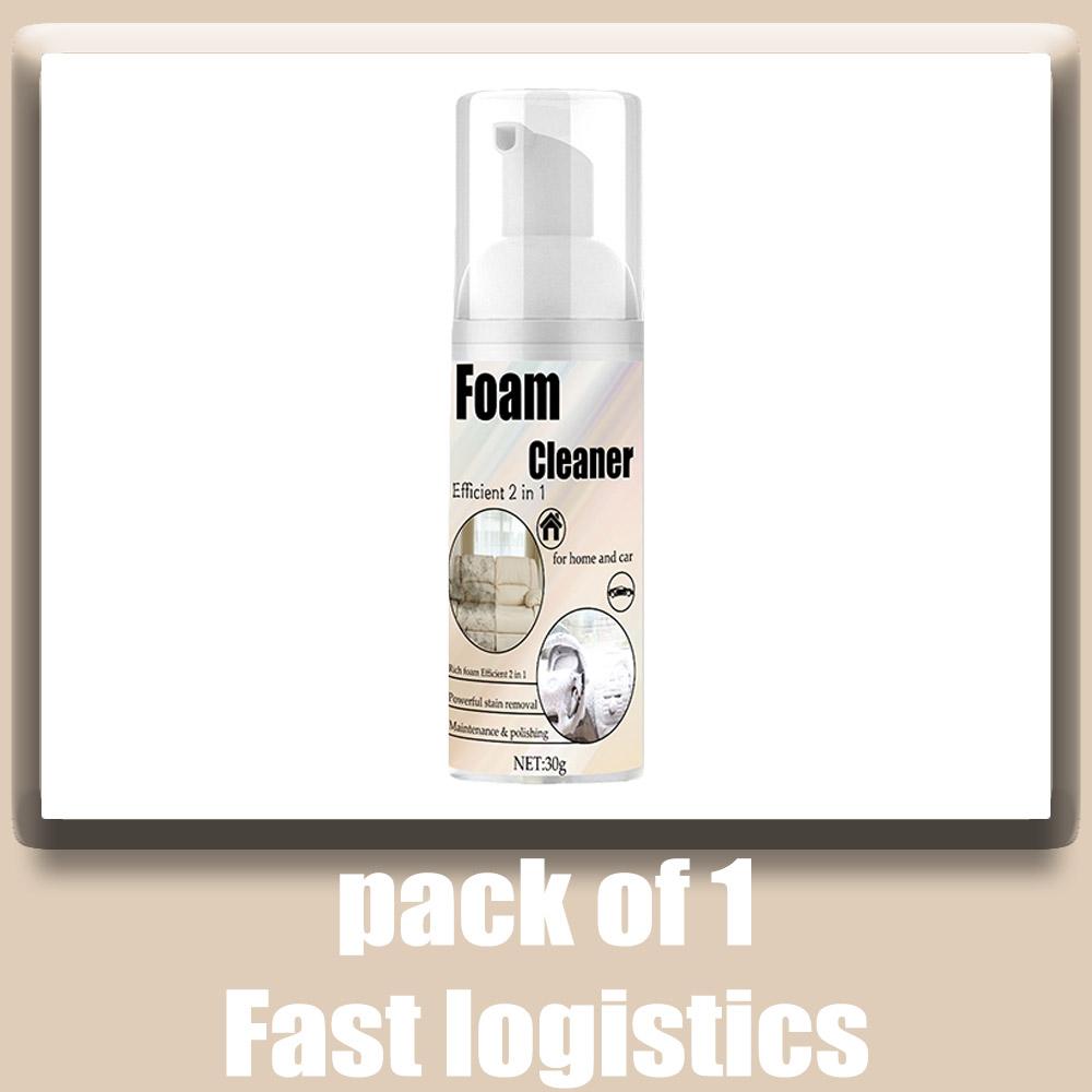 Multi-Functional Foam Cleaner Set: Wash for Automotive Interior Upholstery, Plastic Instrument Panel, Steering Wheel parts