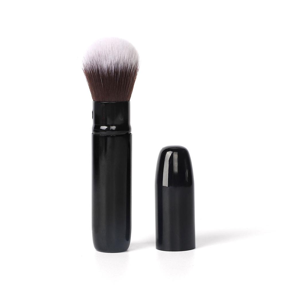 Black Lipstick Telescopic Brush Single Portable Makeup Brush, Blush Brush, Honey Brush, Travel Beauty Tool Setting Makeup
