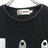 A BATHING APE shark print Short sleeve T-shirt M black 10th anniversary Men's Used