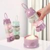 3/4Layer Portable Baby Food Storage Box Cartoon Milk Powder Dispenser for Toddlers, Snack Container for Infants, Kids Lunch Box