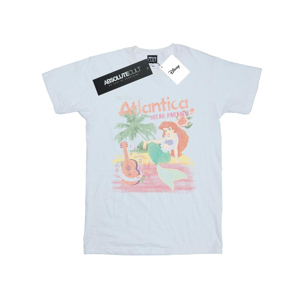 Disney Mens The Little Mermaid Greetings From Atlantica T-Shirt