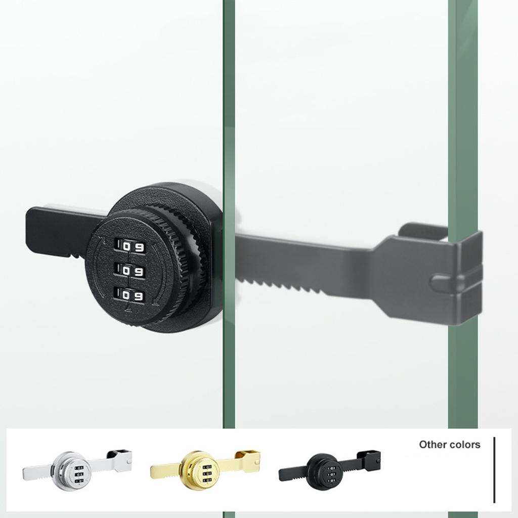 Mechanical Password Lock Heavy Duty Anti-theft Security Door Lock Thicken Keyless Latches for Door Window Cabinet