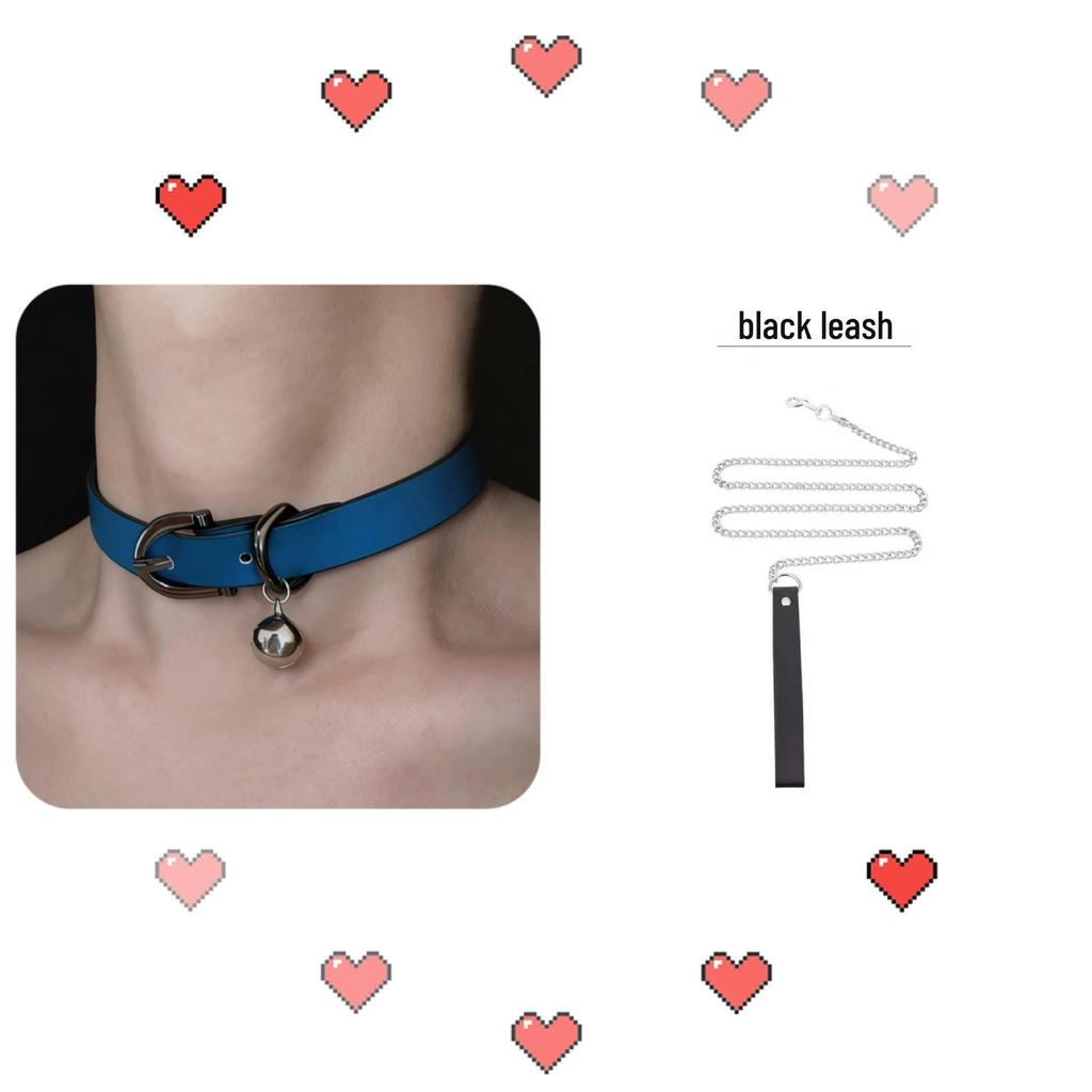 Unisex Love Choker Necklace - Elegant Neck Strap Collar Chain for Couples