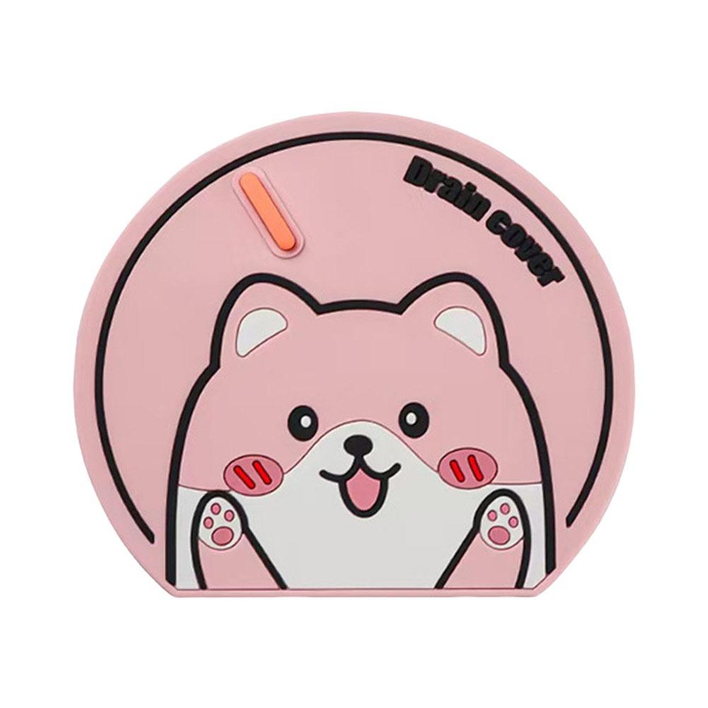 Cartoon Sewer Floor Drain Cover Anti Odor Anti-blocking Sewer Sealing Silicone Mat Anti-insect Deodorant Cover