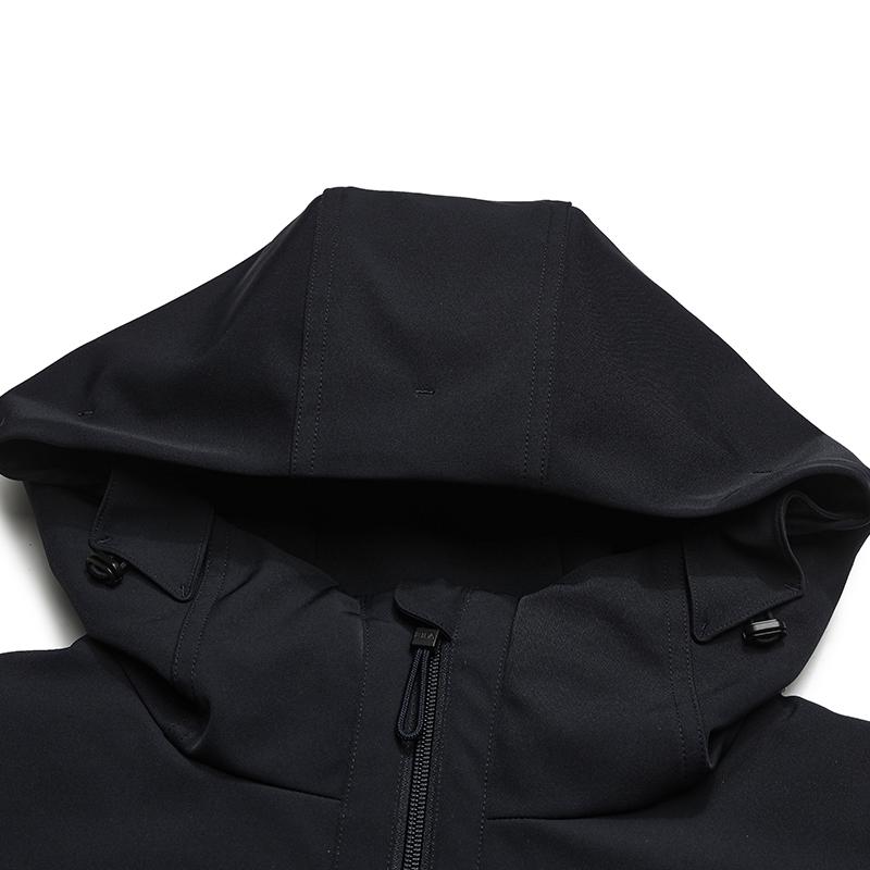 Fila Heritage Fashion Classic Simple Trendy Sports Casual Versatile Warm Hooded Loose Woven Jacket Women Jackets Legendary-Blue F11W618706FNV