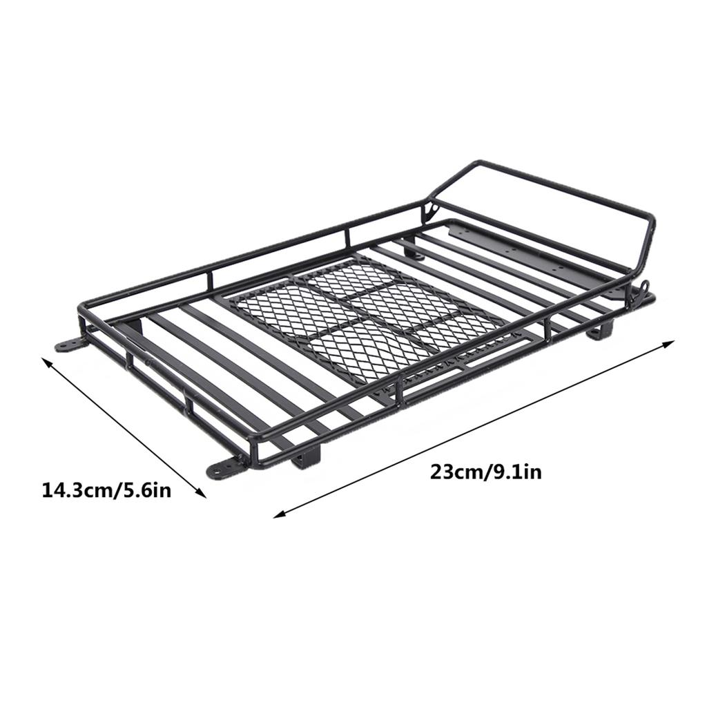 Metal Roof Rack Luggage Bracket for Axial SCX10 1 10 RC Crawler Car