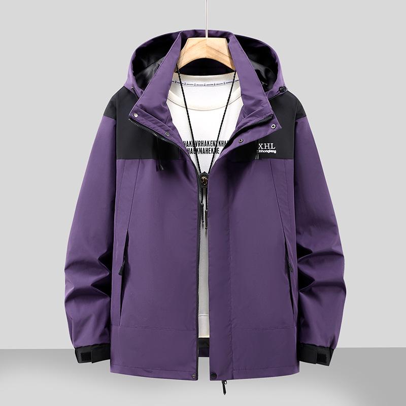 2026 Plus Size Waterproof Windproof Hooded Outdoor Workwear & Mountaineering Jacket