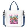 Anime Cartoon Print Office Worker Commuter Portable Messenger Bag Student Large Capacity Casual Handbag