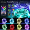 USB LED Strip Lights APP Control Color Changing SMD5050 RGB Led Light Flexible Lamp Tape for Room Decoration TV Backlight Diode