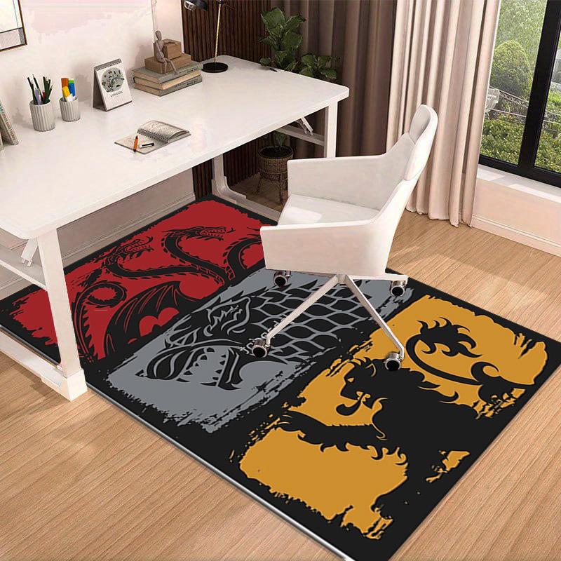 Thrones Dragon Fire And Blood Carpet, Chair Rug,Rug for Office Bedroom living rooms, Doormat decor Fan Gift Christmas Gift