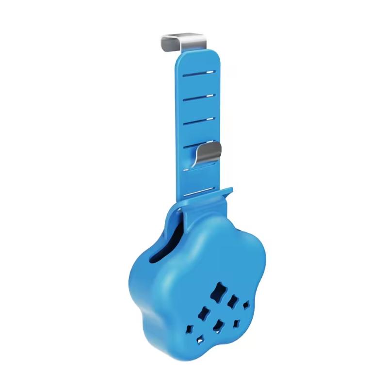 Silicone Toilet Bowl Cleaner Hanger Holder Waterproof Easy Installation Toilet Tank Deodorizer Rack for Office Bathroom