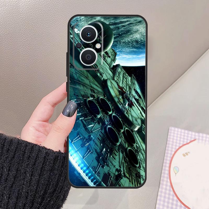 Space Ship Art Funda For OPPO Reno 11 12 13 14 Pro 11F 12F 13F 14F 7 8 Lite OPPO Find X9 X6 X5 X8 Pro Case