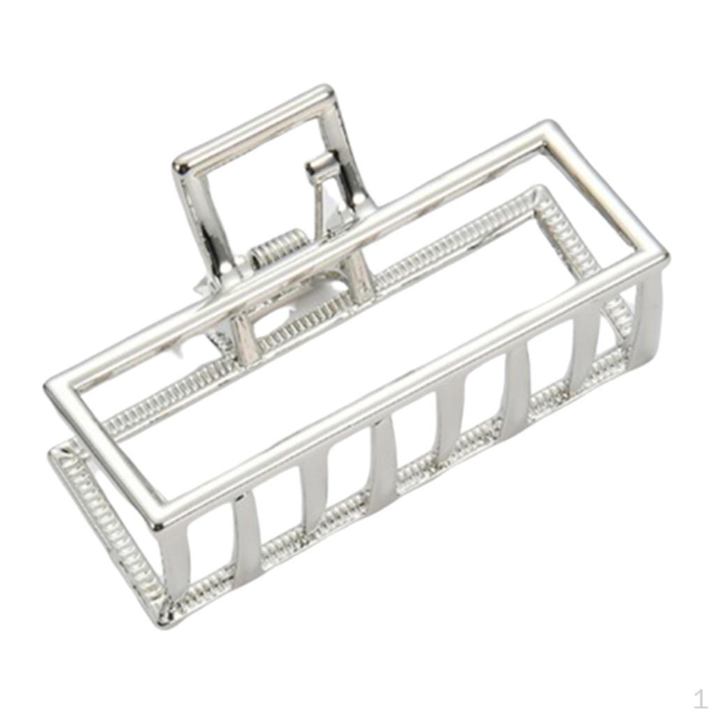 

Металлический зажим для густых волос Инструменты для прически Rectangle Silver