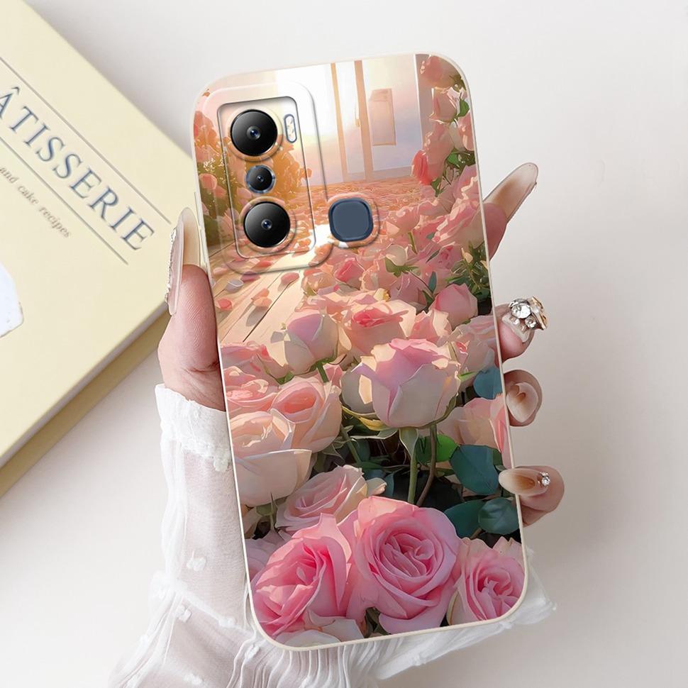 For Infinix Hot 20i Case X665C X665E Cover Silicone Soft Phone Case For Infinix Hot 20i 20 i Fundas Coque 6.6" Shockproof Bumper