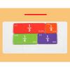 Montessori Fraction Learning Math Toy Arithmetic Teaching Aids Paper Card Early Educational Toys for Children Christmas Gifts