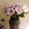 Crisantemo Simulazione Tocco Reale Gerbera di Seta Ultra Realistica Composizione Floreale Oggetti di Scena per Fotografia di Matrimonio Fiore Artificiale