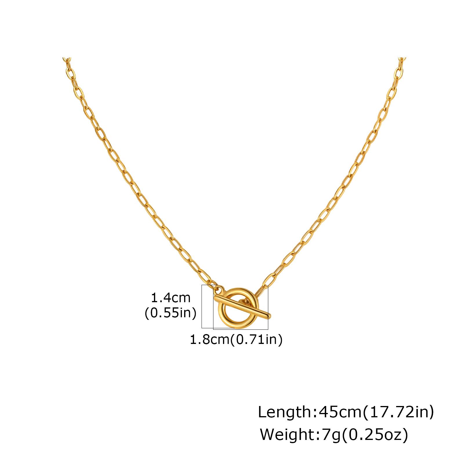 

Trendy Chic Shell Conch Strawberry Heart Pendant Stainless Steel OT Buckle Square Chain Necklace for Women Jewelry Gifts