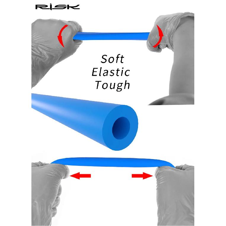 RISK Bike 1.5m Frame Internal Housing Vibration And Noise Reduction MTB Road Bike Shift Brake Cable Hydraulic Hose Protection