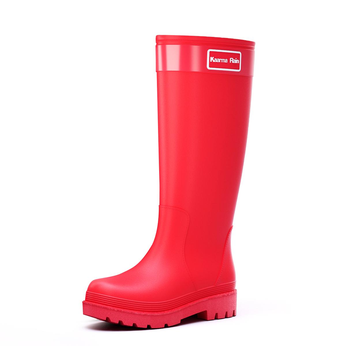 Women`S High-Cylinder Rain Boots Stylish For