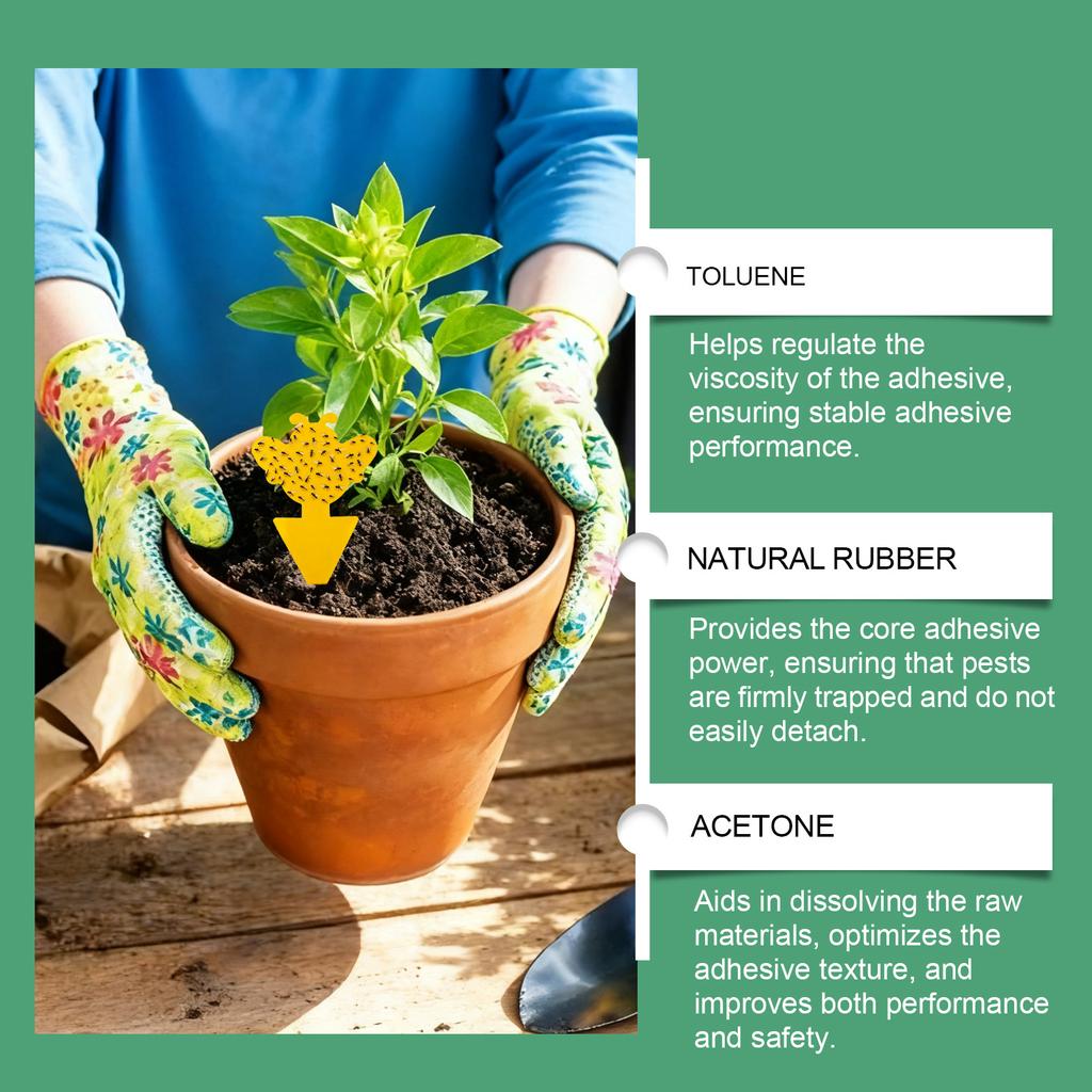 8 Pcs Sticky Trap For Gnat Yellow Stick Traps For Plants, Fungus Gnat Traps Double Side With Shovel, Indoor Safe For Gnat, Fruit Fly