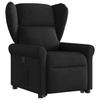 Recliner Chair with Rising Function Black Fabric