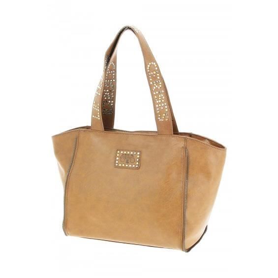 Tasche - LE TEMPS DES CERISES - Fresh 7 - Cognac - 29x27x13 cm - Schultergurt - Damen