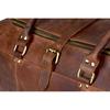 Personalised Handmade Full Grain Leather Duffle Bag Laser Engraved Weekend Holdall Overnight Carry-on Bag Leather Travel Gift Set For Him