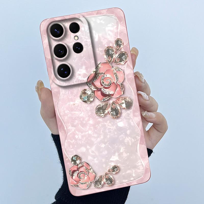 For Samsung Galaxy S26 Ultra Case Samsung Galaxy S26 Plus S26 Ultra Cover Bumper Oil Painting Flower Shockproof Silicone Cases