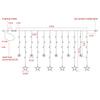 4.5M Star Curstain LED String Light Star 138 Leds Star Fairy Light for Indoor Home Party Holiday Decor Lighting
