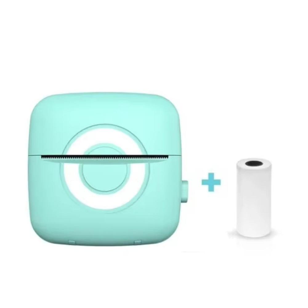 

Портативный Карманный Мини Принтер Наклейки Этикетки Термо Принтер для Фото Лаборатории Печатающий Аппарат Самоклеящиеся Цветные Прозрачные Бумаги Blue