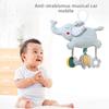 Music Bell Toy, Baby Stroller Doll Pendant Soothes Baby Hanging Bed Bell