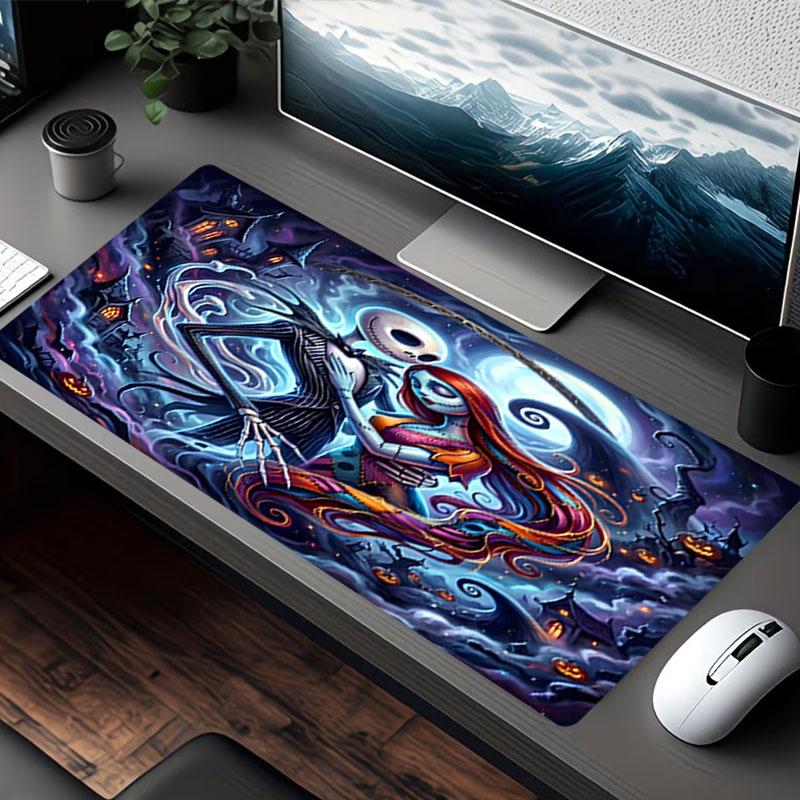 The Nightmare Before Christmas Print Mouse Pad, for Keyboard Pad Laptop PC Mat for Office Home Use, Desk Decor, Perfect Birthday Gift for Gamers