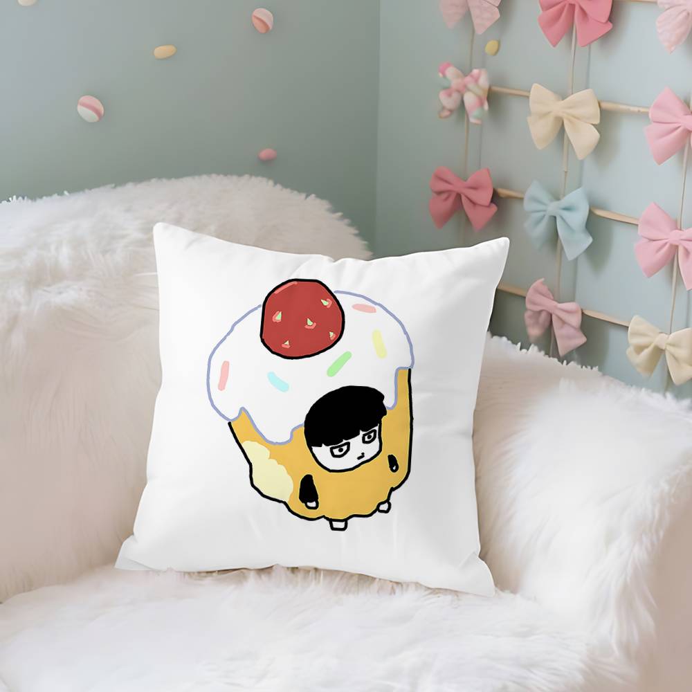 

KKageyama SShigeo Case Plush Fabric Soft Pillowcase Double Sided Print Cushion Cover Household Gifts 40x40CM(16x16in)