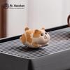 Nanshan Mr. Purple Clay Fat Cat Tea Pet