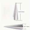 12Pcs 201 Stainless Steel Cream Cone Molds, Non-Stick Spiral Pastry Tubes for Ice Cream Croissant Puff Waffle Baking Tools