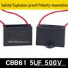 Free Shipping CBB61 Electric Fan Capacitor 0.8-6uF for Ceiling, Floor, and Industrial Fans