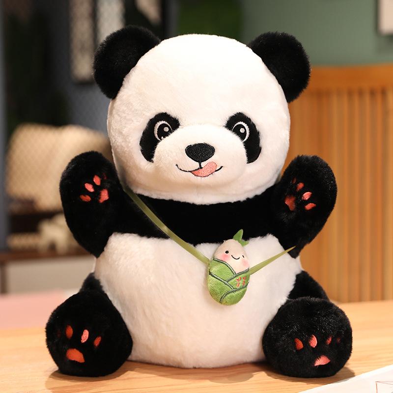 Yaya Panda Plush Toy - Cute Couple Zoo Souvenir Doll