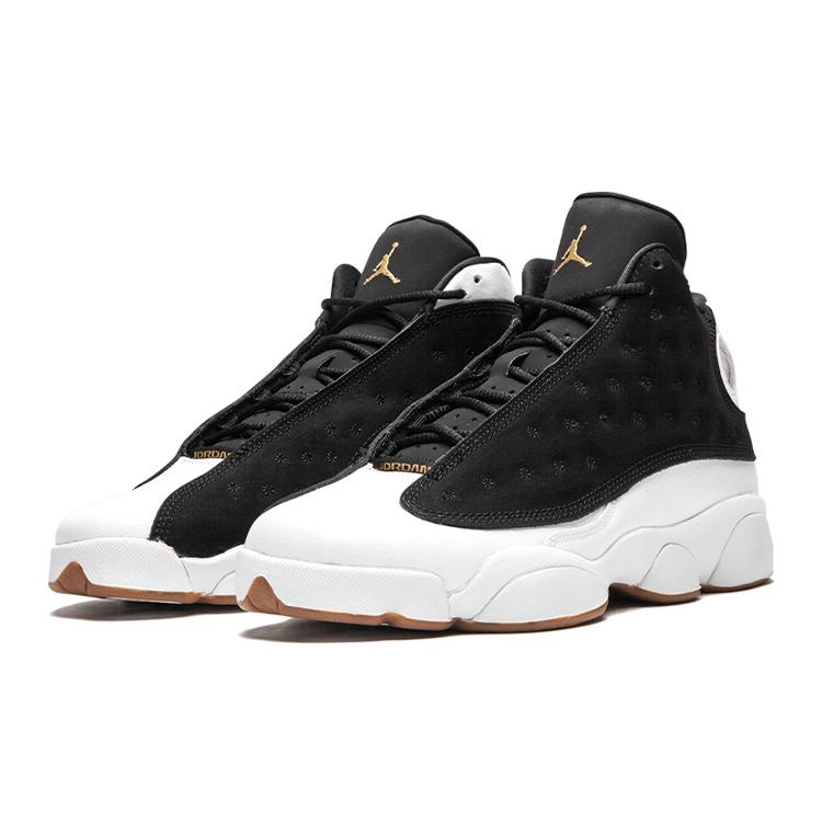 Jordan 13 Retro Black White Gum GS 439358-021