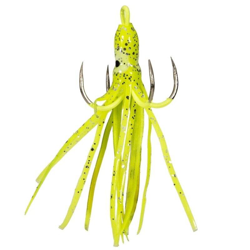 5Pc/box Fishing Jig Lure Without Squid Durable Fishing Hook Delicate Sharp Sea Fishing Four Anchor Hook Without Barbed Fishhook