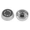 2Pcs Volume Control Knob Left and Right Rotation Button Rotatable Adjust Knob for Panamera Cayenne 911