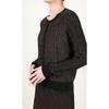 Anlom Women's Round Neck Long Sleeve Knit Cardigan