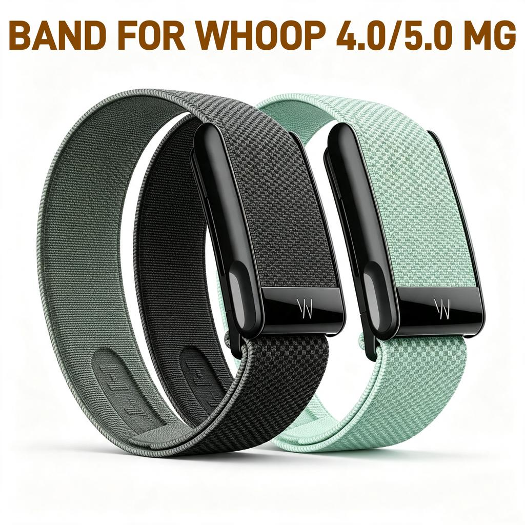 Breathable Nylon Fitness Band Adjustable Sports Wristband Fit For Whoop 5.0 / MG Soft Quick Dry Tracker Replacement Strap